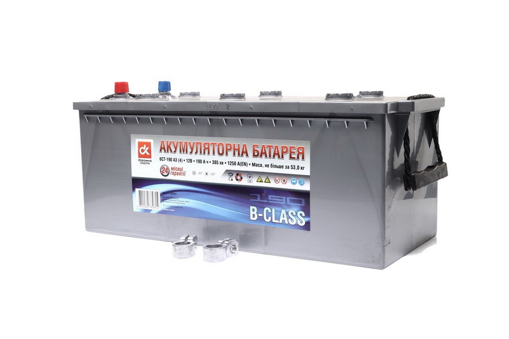 Акумулятор 190Ah-12v B-CLASS ДОРОЖНЯ КАРТА (518х240х242), R,EN1250